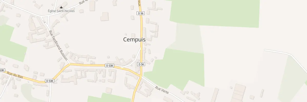Plan du 4 Rue de Sommereux à Cempuis