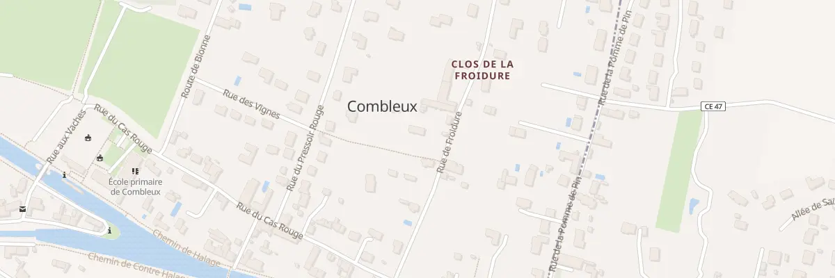 Plan du 9 Rue de Froidure à Combleux