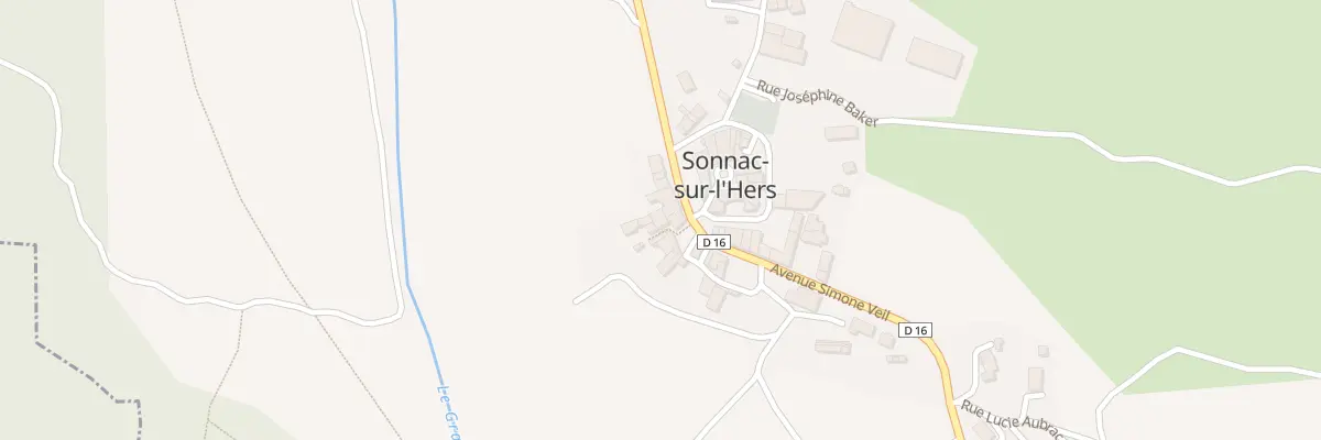 Plan du 2 Imp du Barry à Sonnac-sur-l’Hers