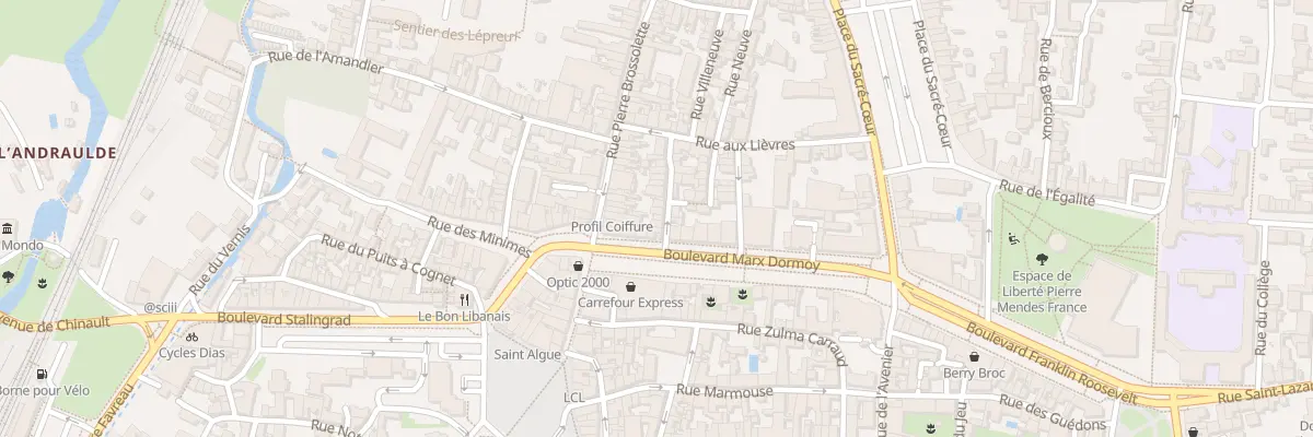 Plan du 5 Rue du Carroir à Issoudun