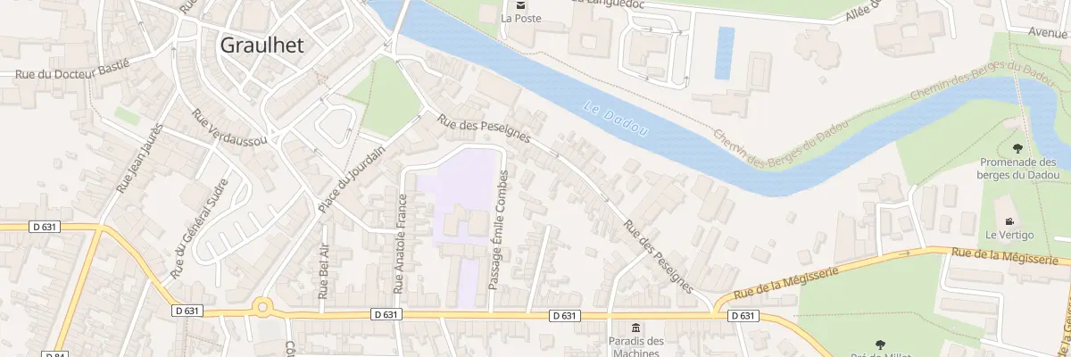 Plan du 28 Rue des Peseignes à Graulhet
