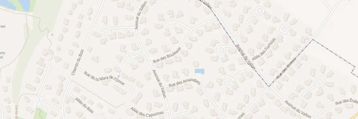 Plan du 6 All des Bouleaux à Saint-Nom-la-Bretèche