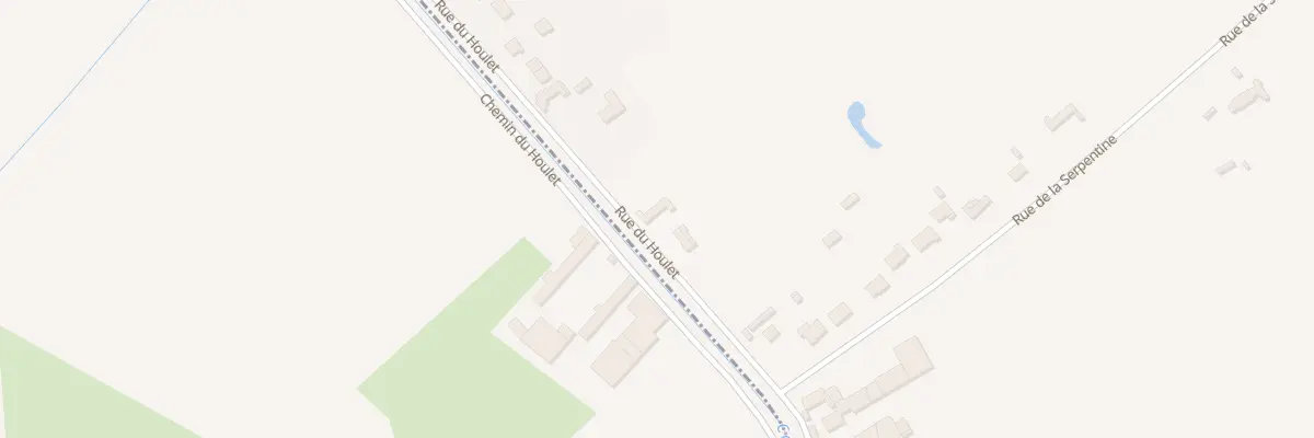 Plan du 3707 Rue du Houlet à Guemps