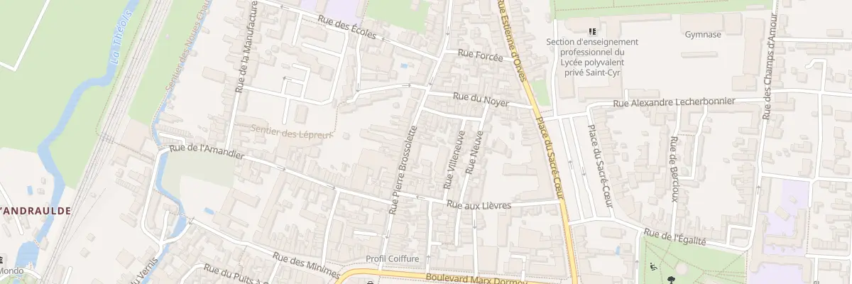 Plan du 50 Rue Pierre Brossolette à Issoudun