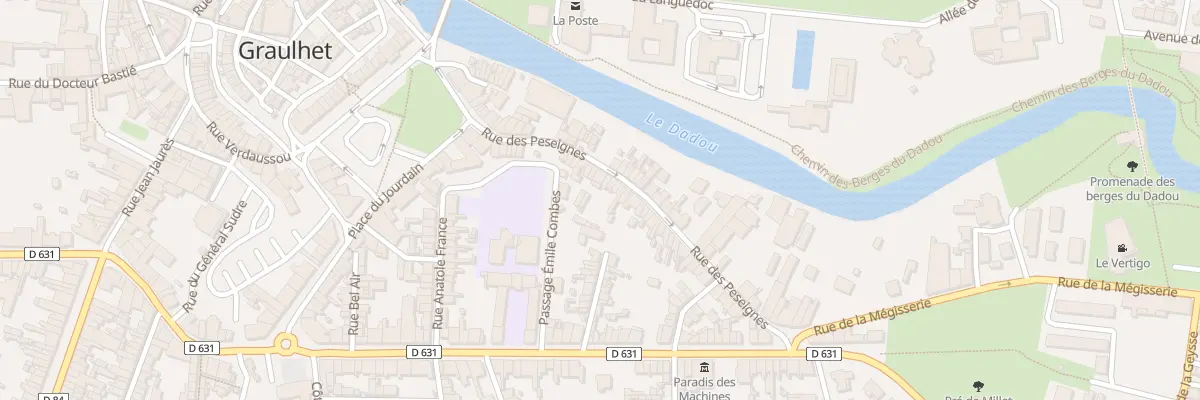 Plan du 30 Rue des Peseignes à Graulhet