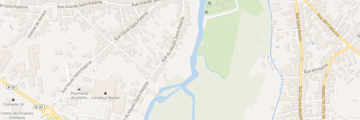 Plan du 27 Rue du Moulin Saint-Paterne à Issoudun