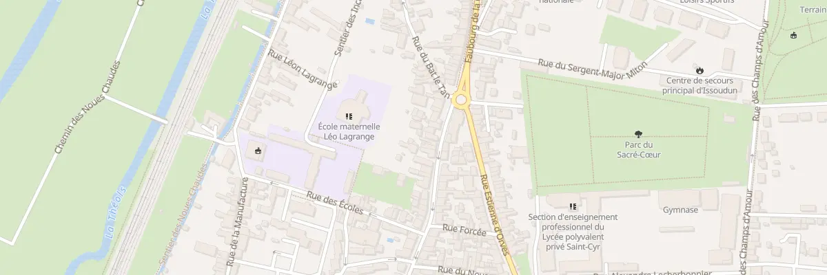 Plan du 85 Rue Pierre Brossolette à Issoudun