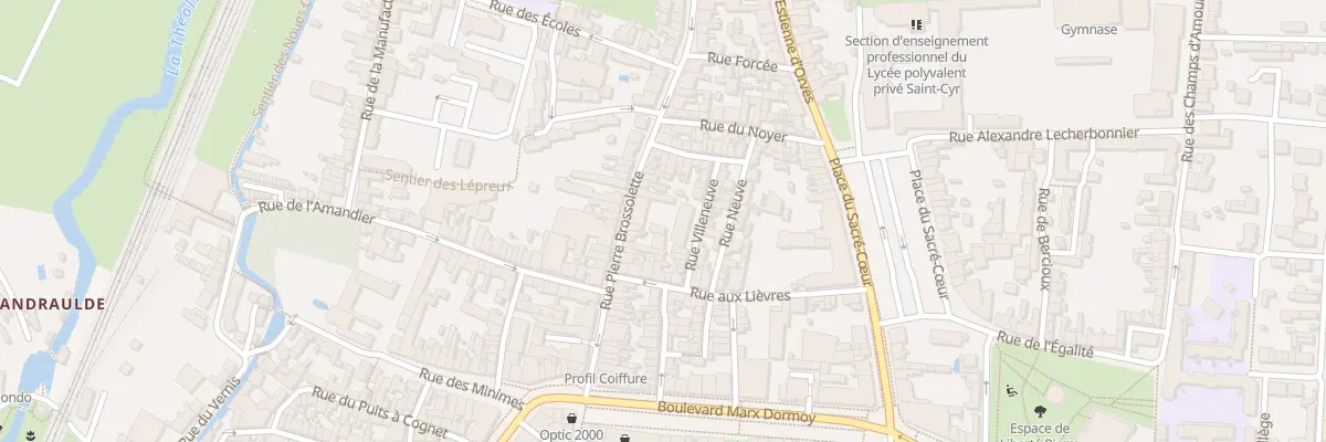Plan du 48 Rue Pierre Brossolette à Issoudun