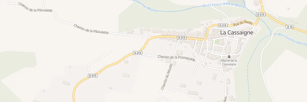 Plan du 4 Che de la Promenade à La Cassaigne