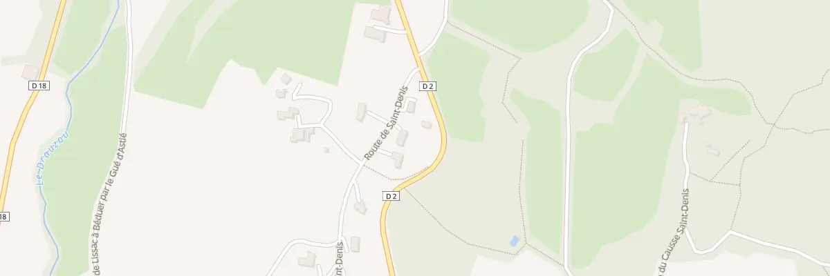 Plan du 5804F Mas des Maries à Lissac-et-Mouret