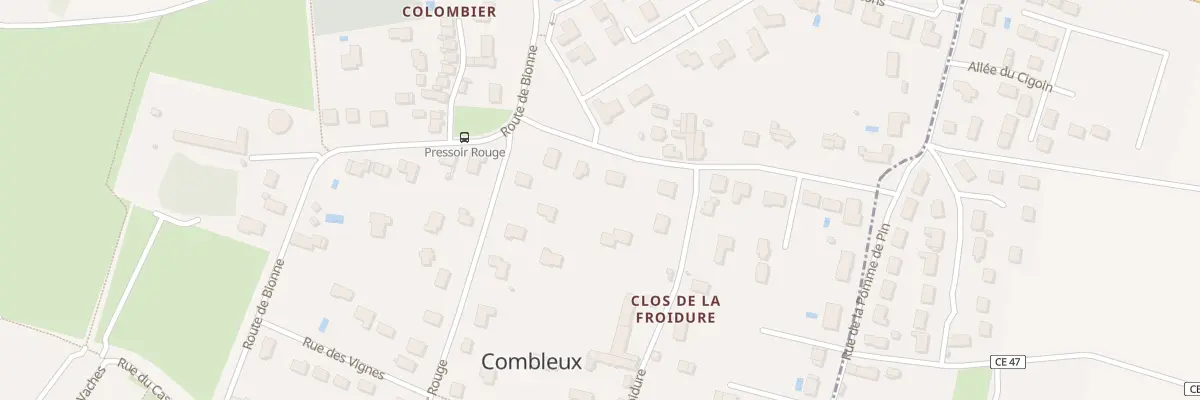 Plan du 9 Rue des Moulins à Combleux