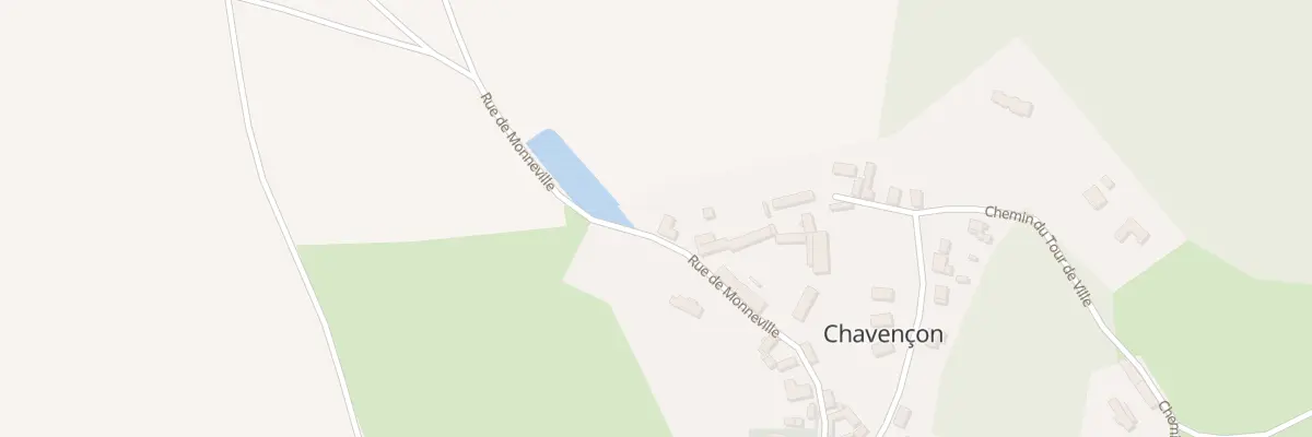 Plan du 10 Rue de Monneville à Chavençon