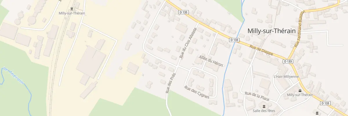 Plan du 15 Rue des Prés à Milly-sur-Thérain