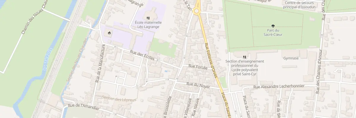 Plan du 59 Rue Pierre Brossolette à Issoudun