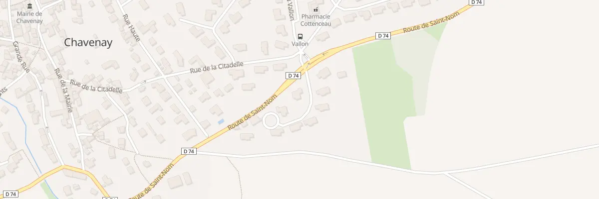 Plan du 2 All des Abélias à Chavenay