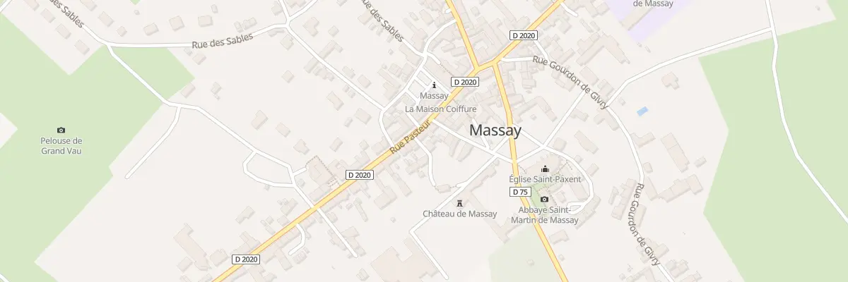 Plan du 19 Rue Pasteur à Massay
