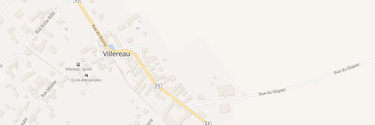 Plan du 8 Rue du Bourg à Villereau