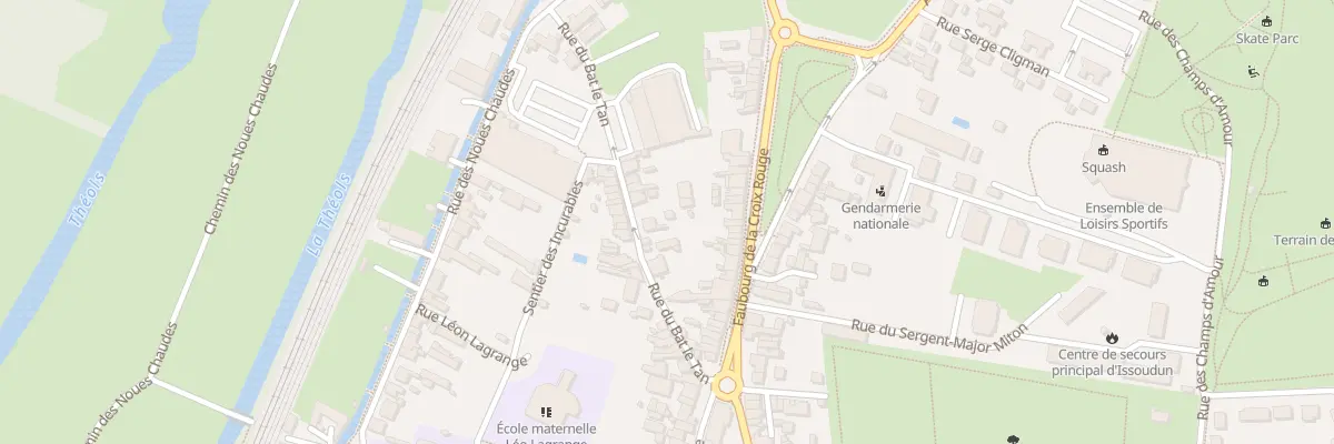 Plan du 6 Rue Bat Le Tan à Issoudun