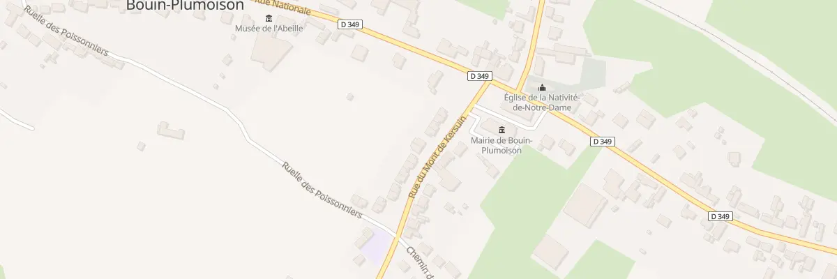 Plan du 98 Rue du Mont de Kersuing à Bouin-Plumoison