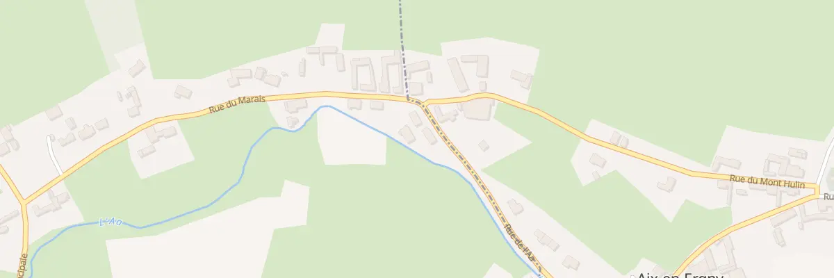 Plan du 30 Rue du Marais à Ergny