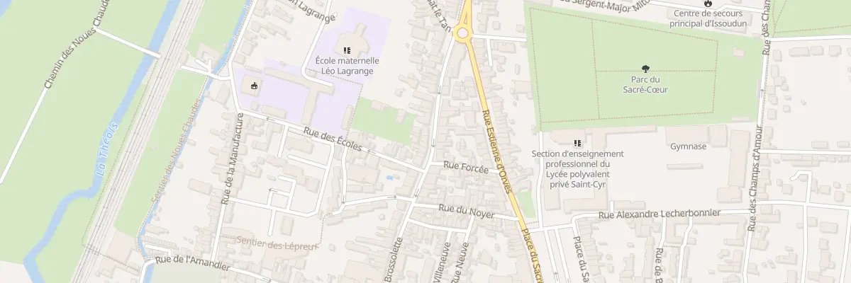 Plan du 65 Rue Pierre Brossolette à Issoudun
