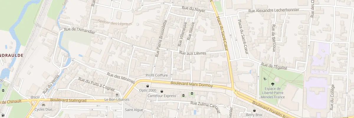 Plan du 10 Rue du Carroir à Issoudun