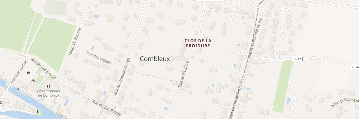Plan du 11 Rue de Froidure à Combleux