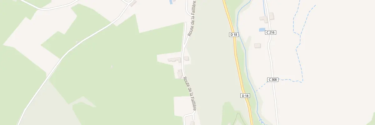 Plan du 625 Rte de la Faillière à Camburat