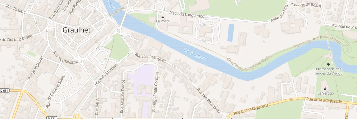Plan du 33 Rue des Peseignes à Graulhet