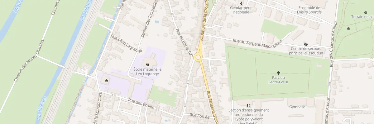 Plan du 99 Rue Pierre Brossolette à Issoudun