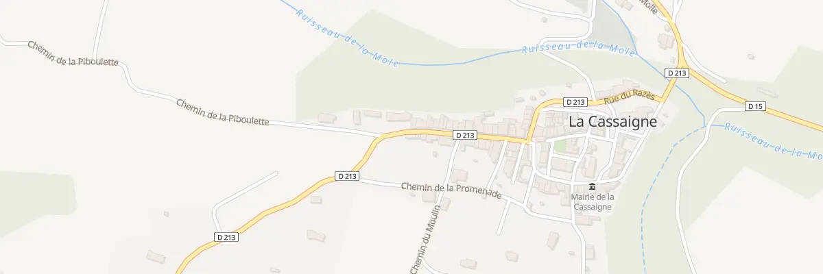 Plan du 23 Rue du Barry à La Cassaigne