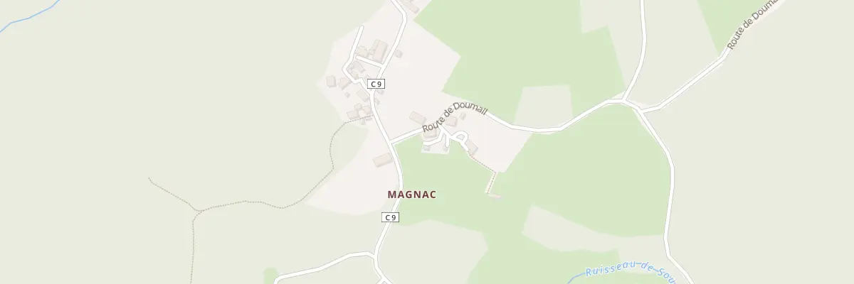 Plan du 5101 Magnac à Saint-Martin-la-Méanne