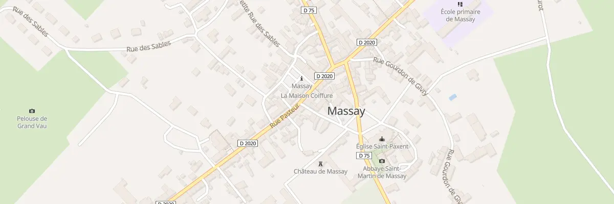 Plan du 15 Rue Pasteur à Massay