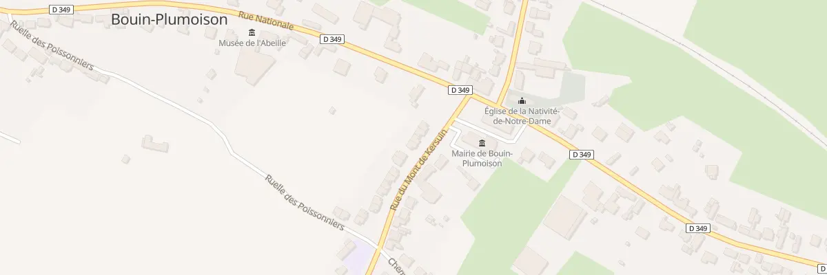 Plan du 74 Rue du Mont de Kersuing à Bouin-Plumoison