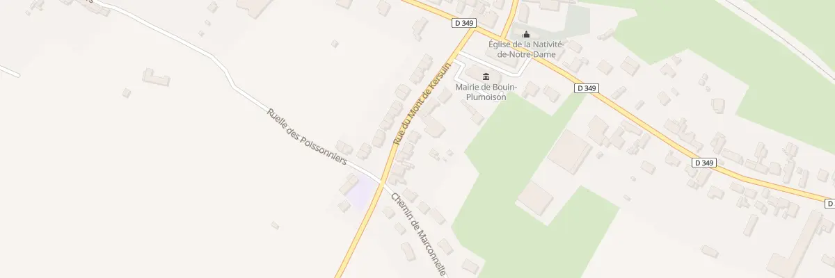 Plan du 127 Rue du Mont de Kersuing à Bouin-Plumoison