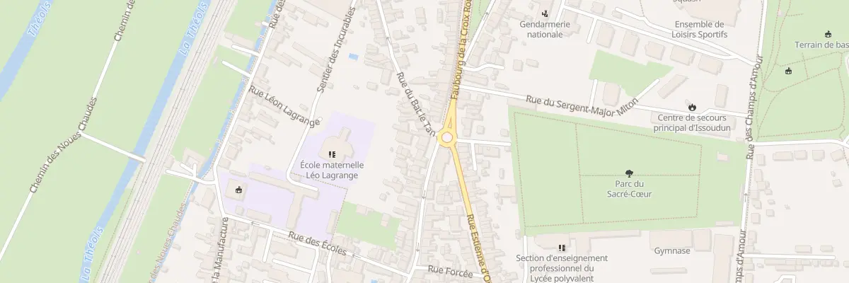 Plan du 99T Rue Pierre Brossolette à Issoudun