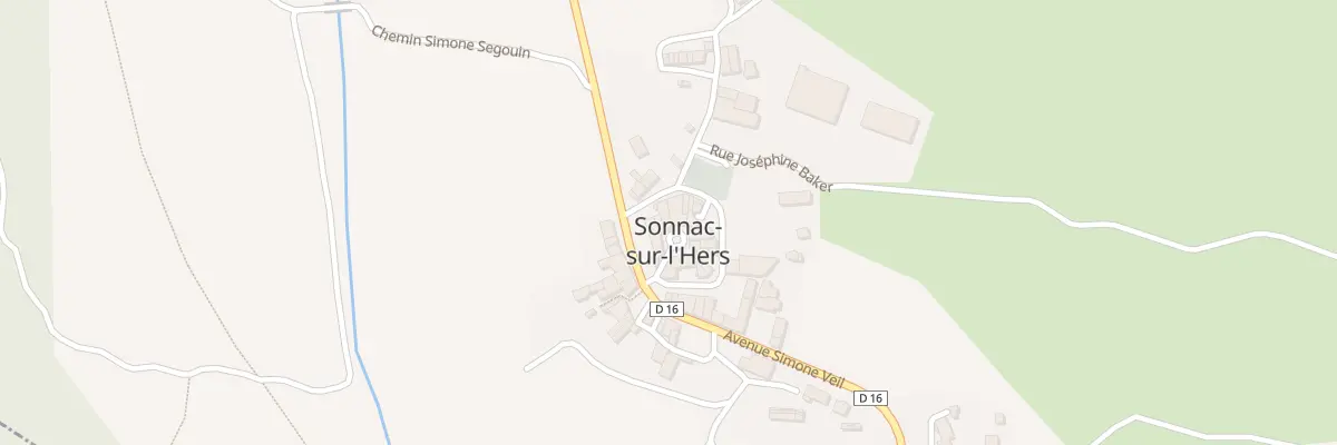 Plan du 16 Pl de l’Eglise à Sonnac-sur-l’Hers
