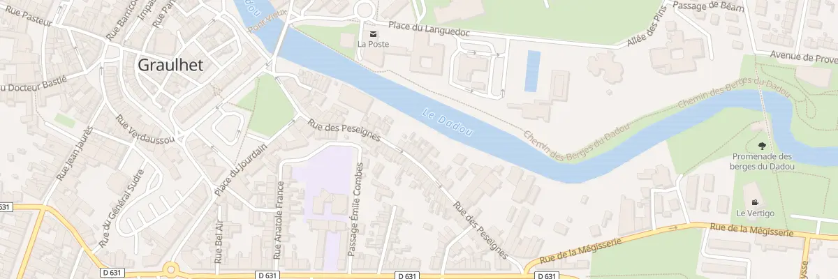 Plan du 37 Rue des Peseignes à Graulhet