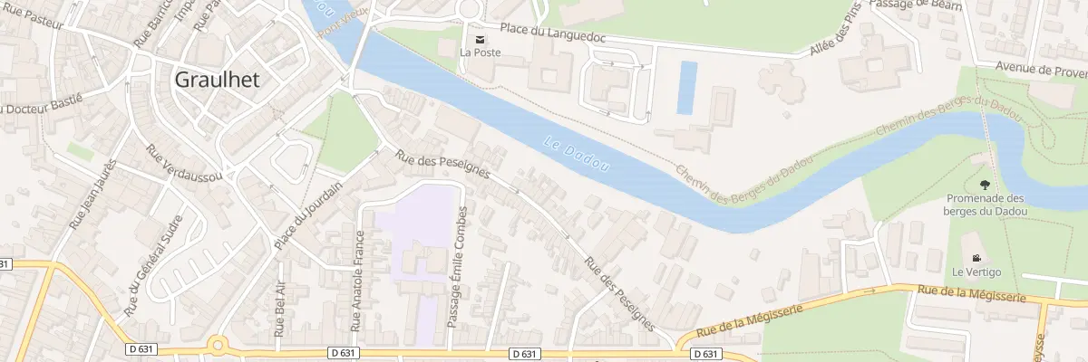 Plan du 39 Rue des Peseignes à Graulhet