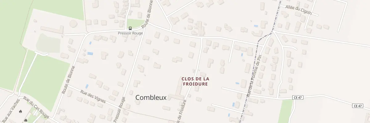 Plan du 17 Rue de Froidure à Combleux