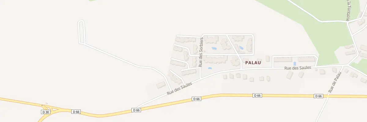 Plan du 9001F Rue des Saules à Sainte-Léocadie