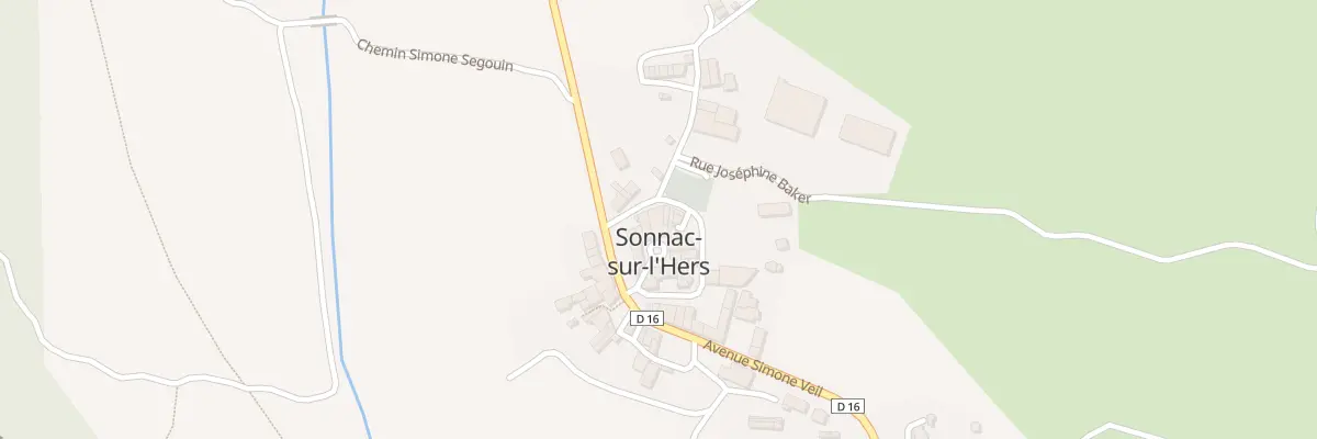 Plan du 12 Pl de l’Eglise à Sonnac-sur-l’Hers