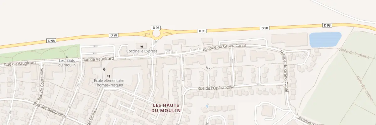Plan du 12 Av du Grand Canal à Villepreux
