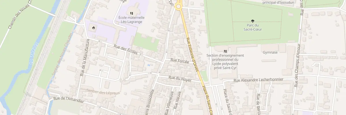 Plan du 80 Rue Pierre Brossolette à Issoudun