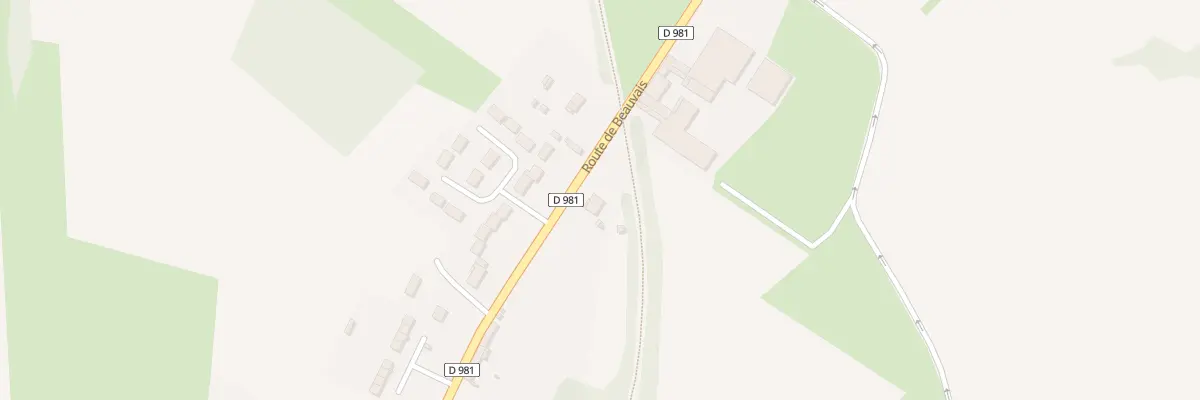 Plan du 574 Rte de Beauvais à Auneuil