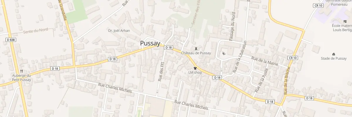 Plan du 83 Rue Etienne Laurent à Pussay