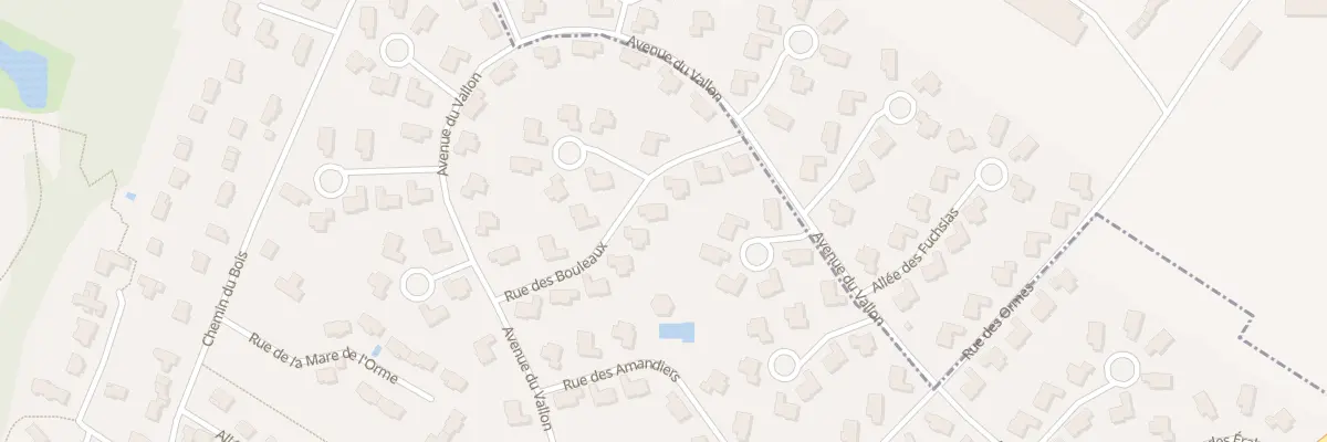 Plan du 12 All des Bouleaux à Chavenay