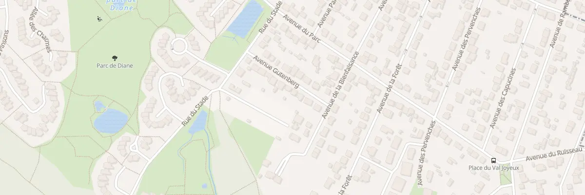 Plan du 14 Av Gutenberg aux Clayes-sous-Bois