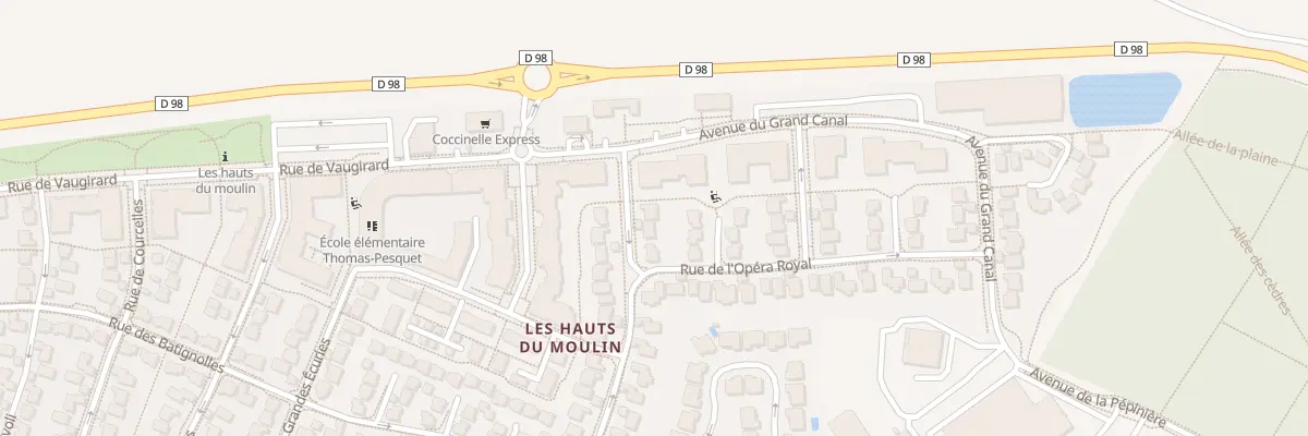 Plan du 2 Av du Palais Royal à Villepreux