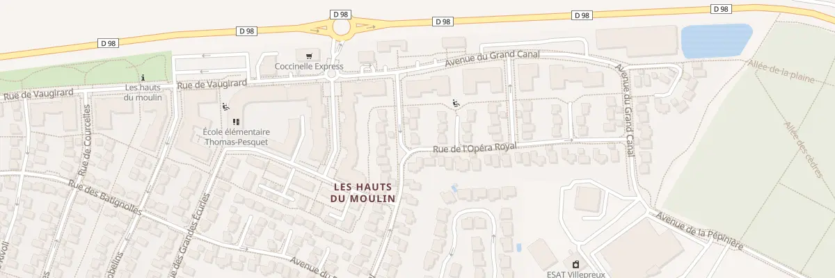 Plan du 6 Av du Palais Royal à Villepreux